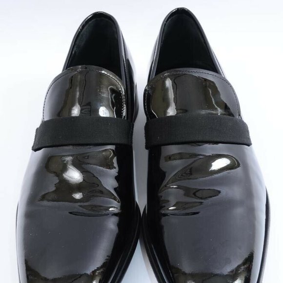 Salvatore Ferragamo Antone patent grosgrain loafer main image 8